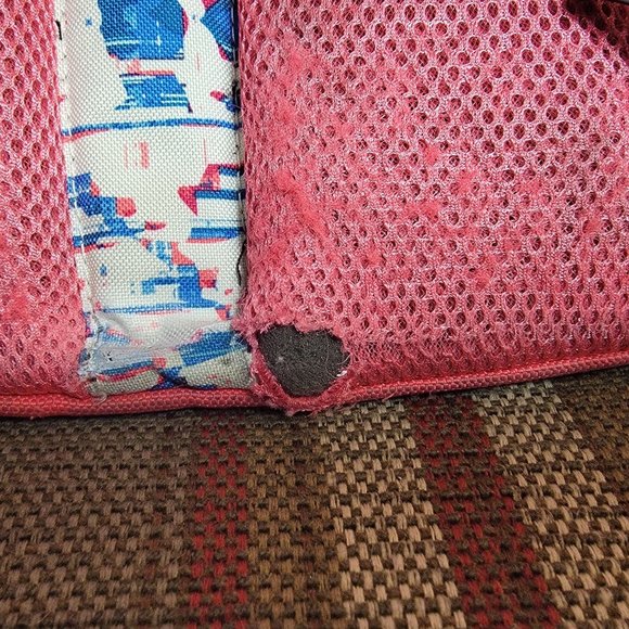 The North Face Jester Womens Pink Backpack Aztec Print Camping Hiking Outdoors - Picture 7 of 13